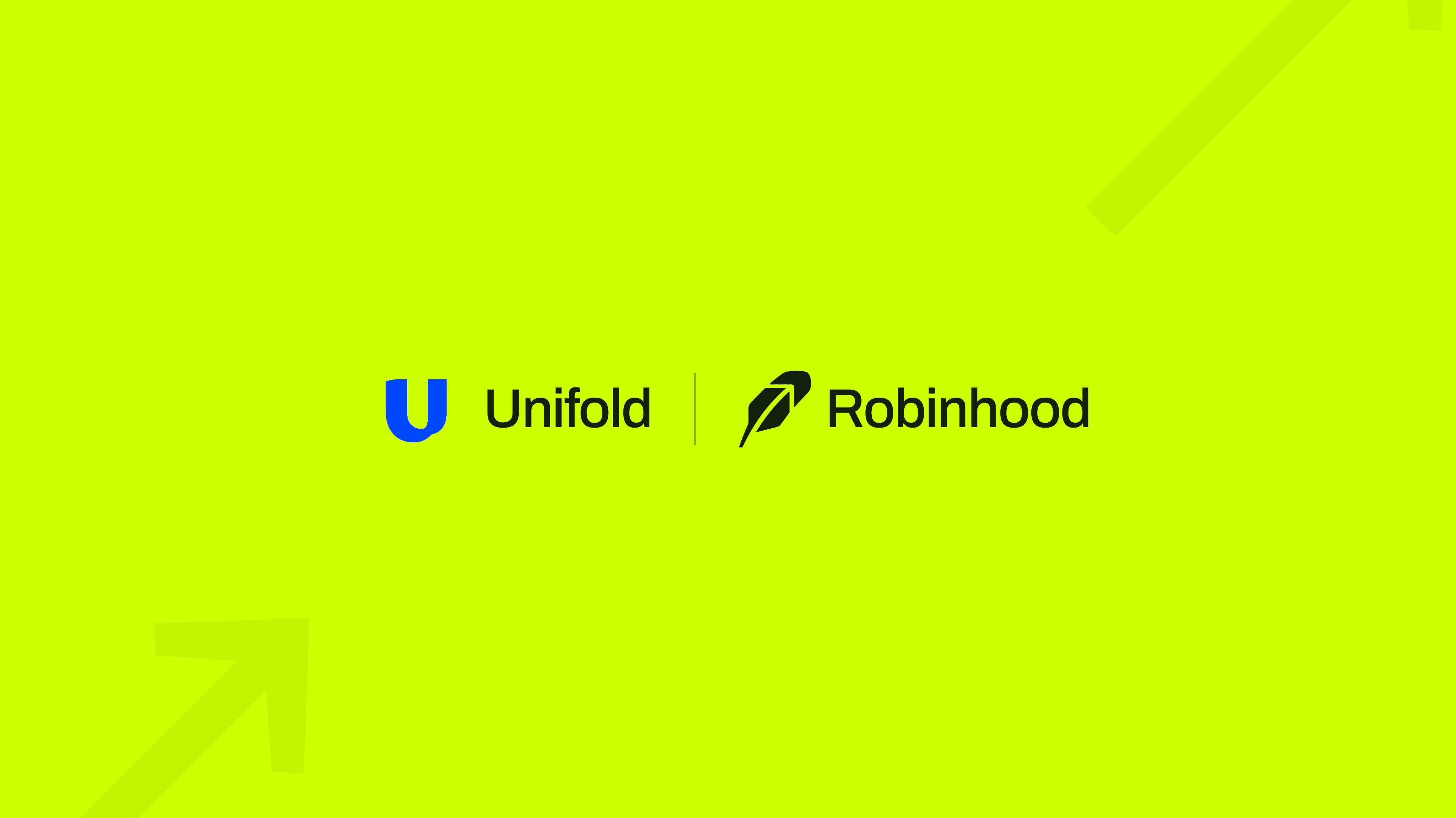 Robinhood Ventures Invests in Unifold as We Make USDG More Accessible